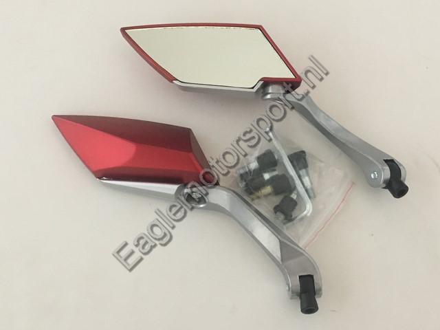 Spiegel set Rood stealth